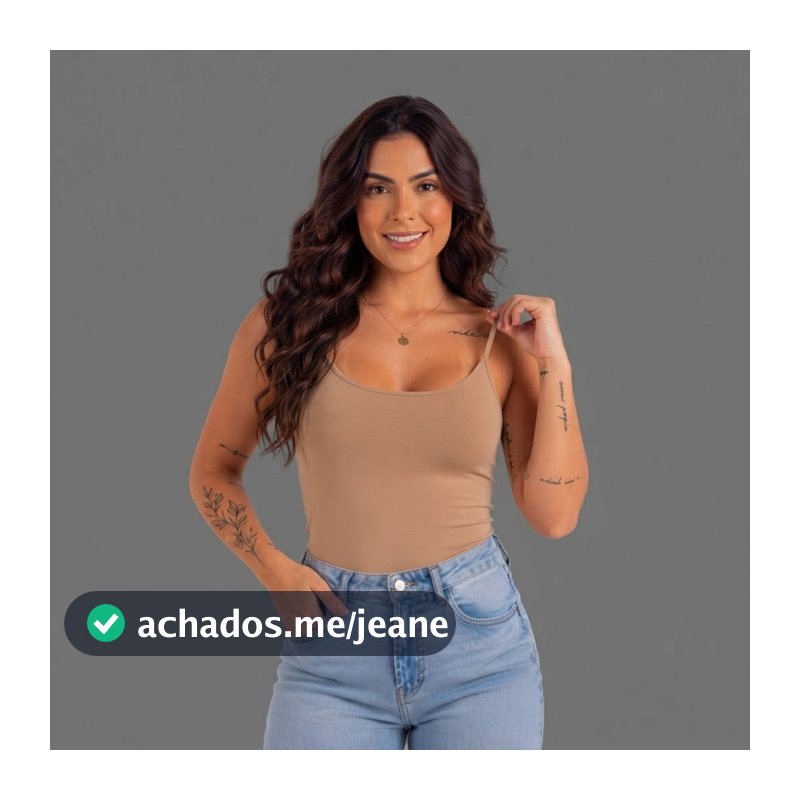 Blusa Feminina Regata Alcinha Modelagem Ajustada Algodão Tecido Premium Elegante Blogueira Decote Moda Casual