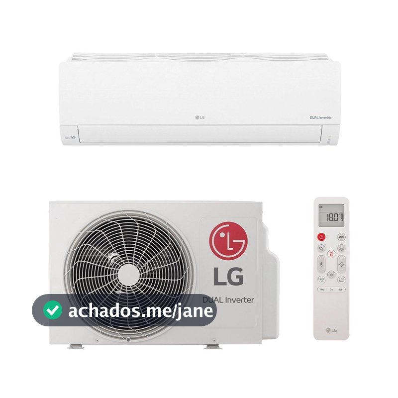 Ar Condicionado Split 9000 BTUs LG S3NQ09AAQAC - Frio Dual Inverter Compact