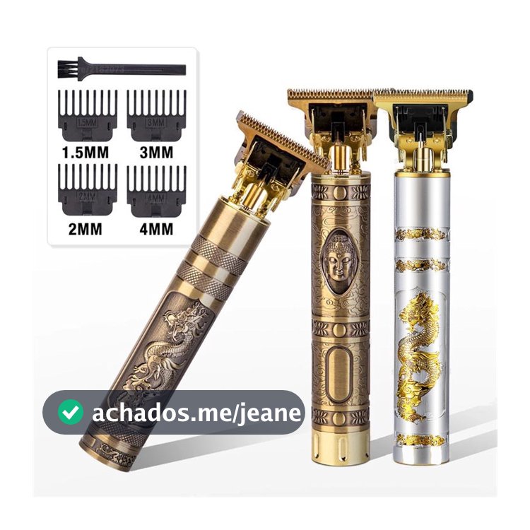 Maquina de Barbear cortar cabelo Aparador Profissional barbeador acabamento Sem Fio Portátil