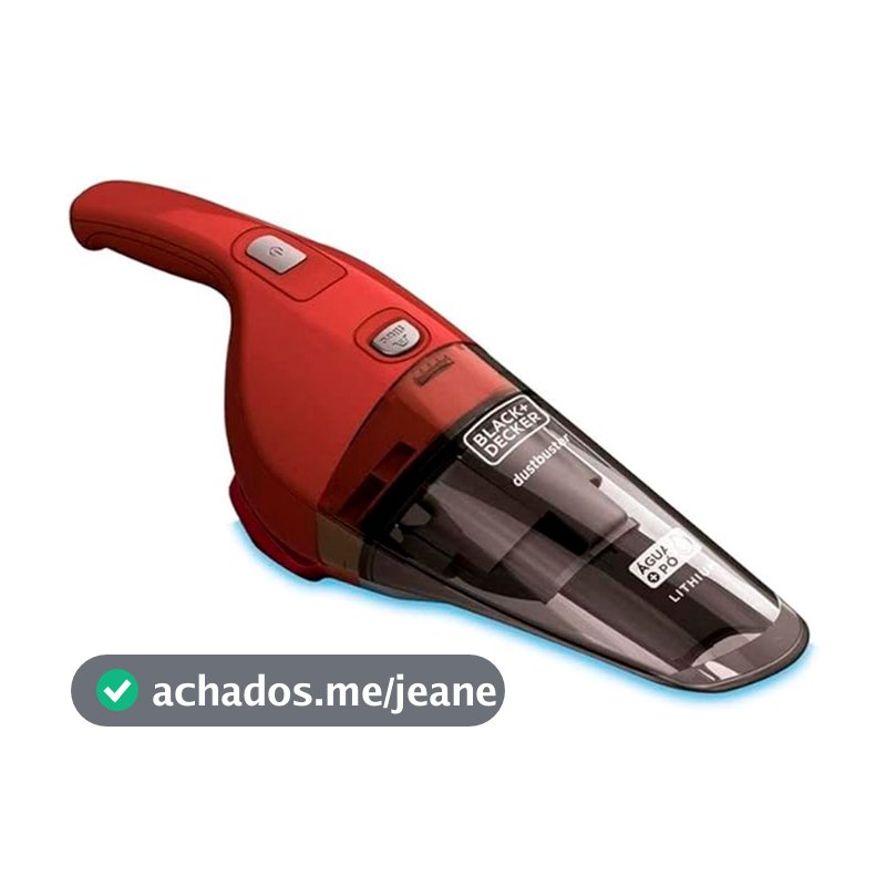 Aspirador De Pó e Água Black + Decker 3 bocais Bivolt - APB3600-BR