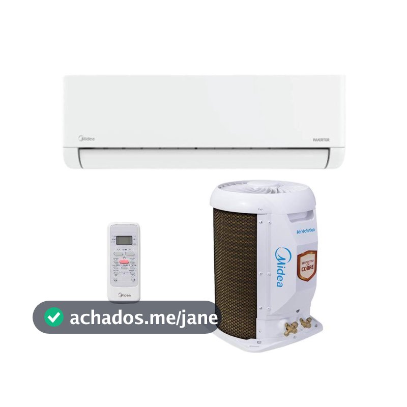 Ar Condicionado Split Inverter 12000 BTUs Midea Air Volution Lite Frio 42EBVCB12M5 - 220V
