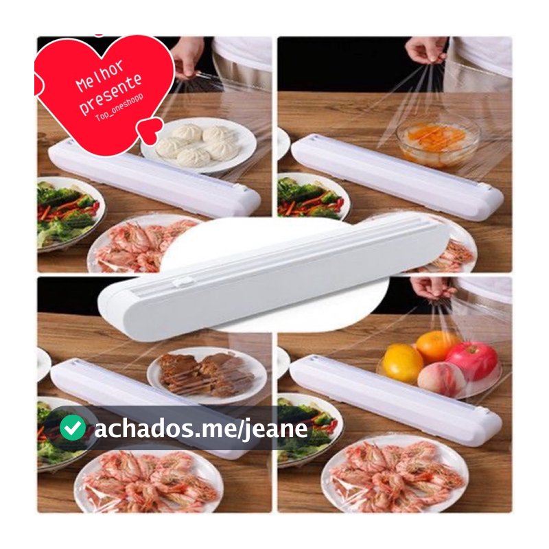 Cortador Plastico Filme e folha de alumínio Cozinha Alimento Embalagem Produto Manual