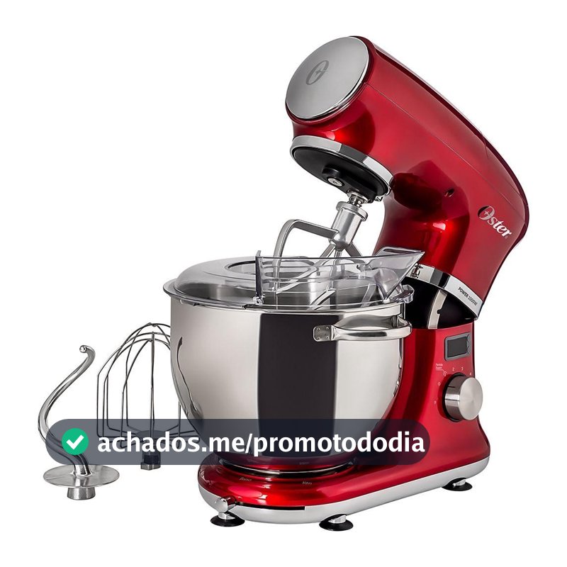 Batedeira Planetária Oster Vermelha 220V OBAT911-220