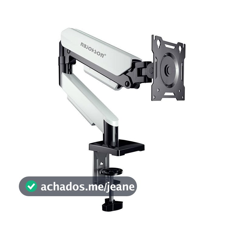 Suporte Articulado Para Monitor Nbjohson GS-MRZ05, 13 Pol a 32 Pol, Branco, NB-GS-MRZ05-WH