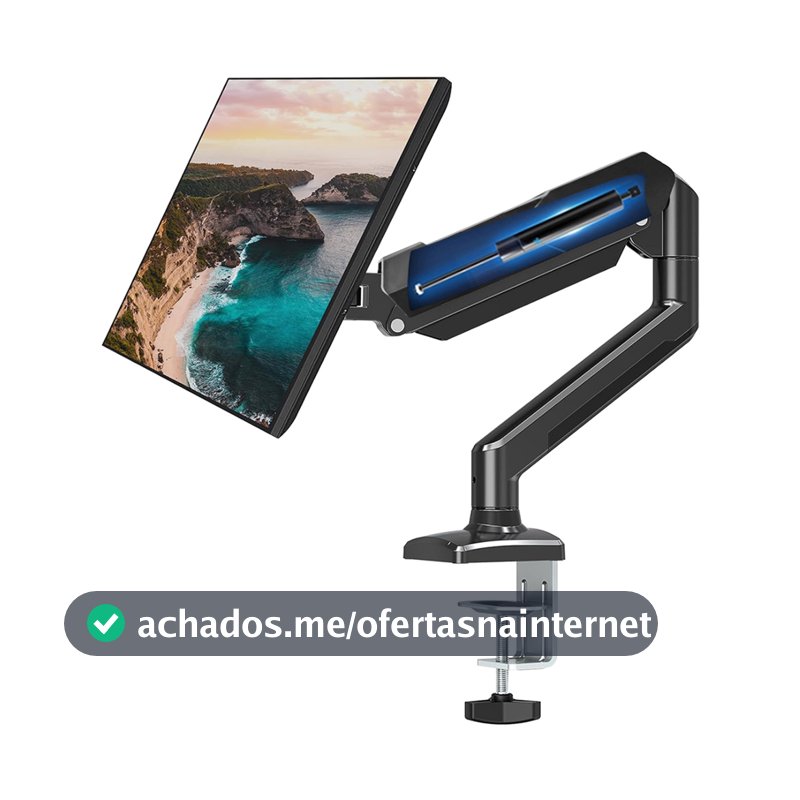 Suporte Articulado de Mesa para Monitor Compativel Com Telas de Até 32 Polegadas Fitter