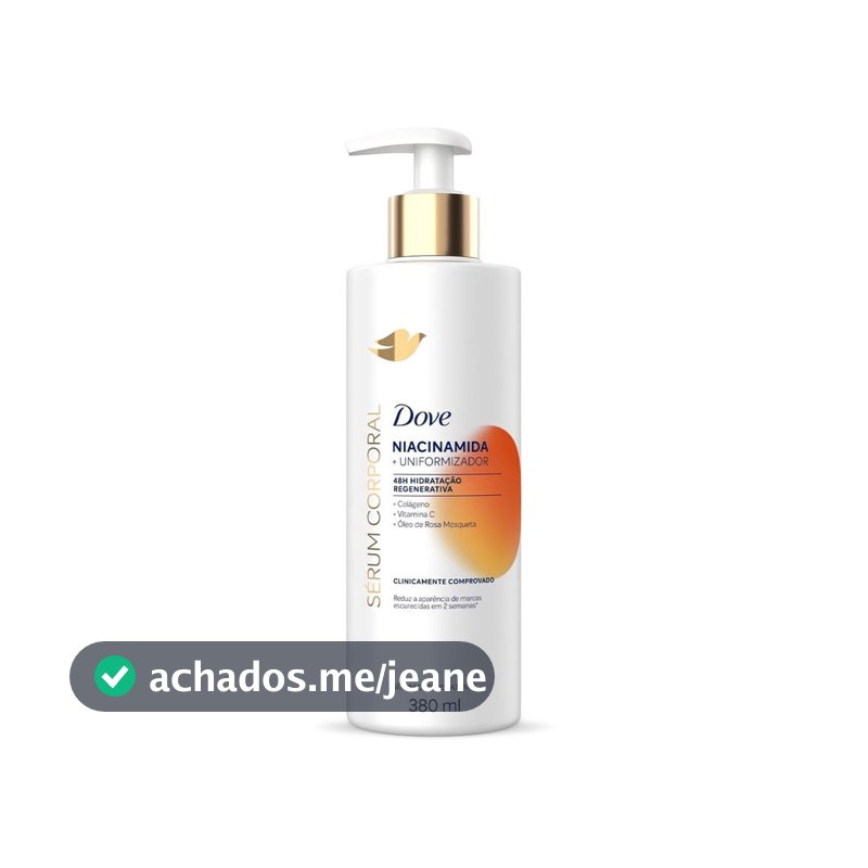 Sérum Hidratante Corporal Dove Niacinamida + Uniformizador 380ml