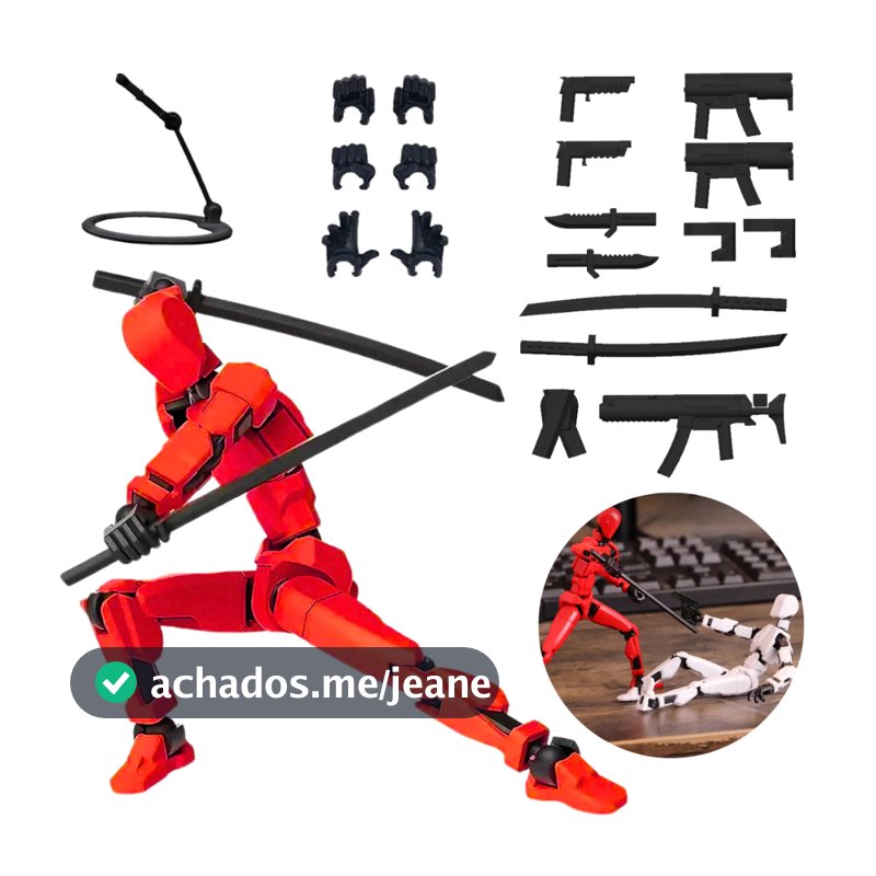 Boneco Dummy 13 Articulado Montagem 3D Presente Criativo Crianças Artistas Anatomia Stop Motion Desenho Ilustração