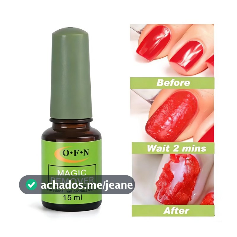 Magic remover O.F.N 15ml removedor de esmalte em gel acrigel