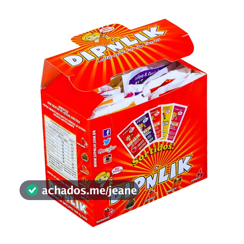 Pirulito Dipnlik Display C/25 Unidades 200g Nostálgico
