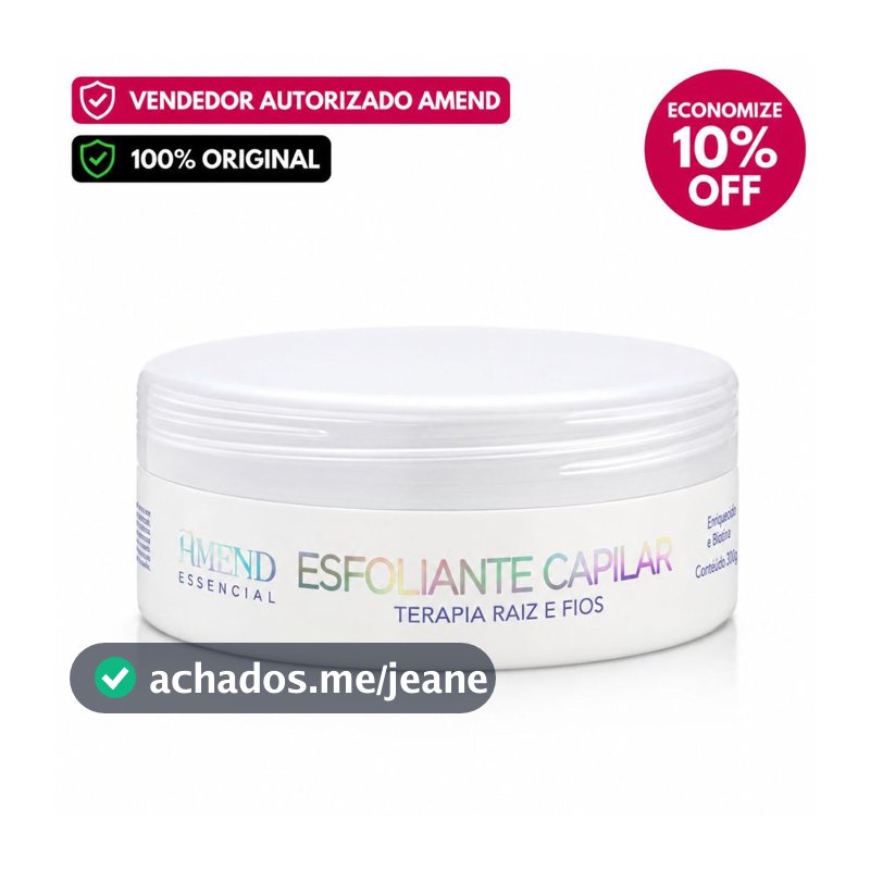 Amend Essencial Esfoliante Capilar Terapia - 100g