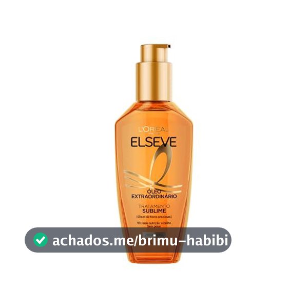 Óleo Finalizador Óleo Extraordinário, Anti Frizz, Protetor Térmico, L'Oréal Paris Elseve 100ml