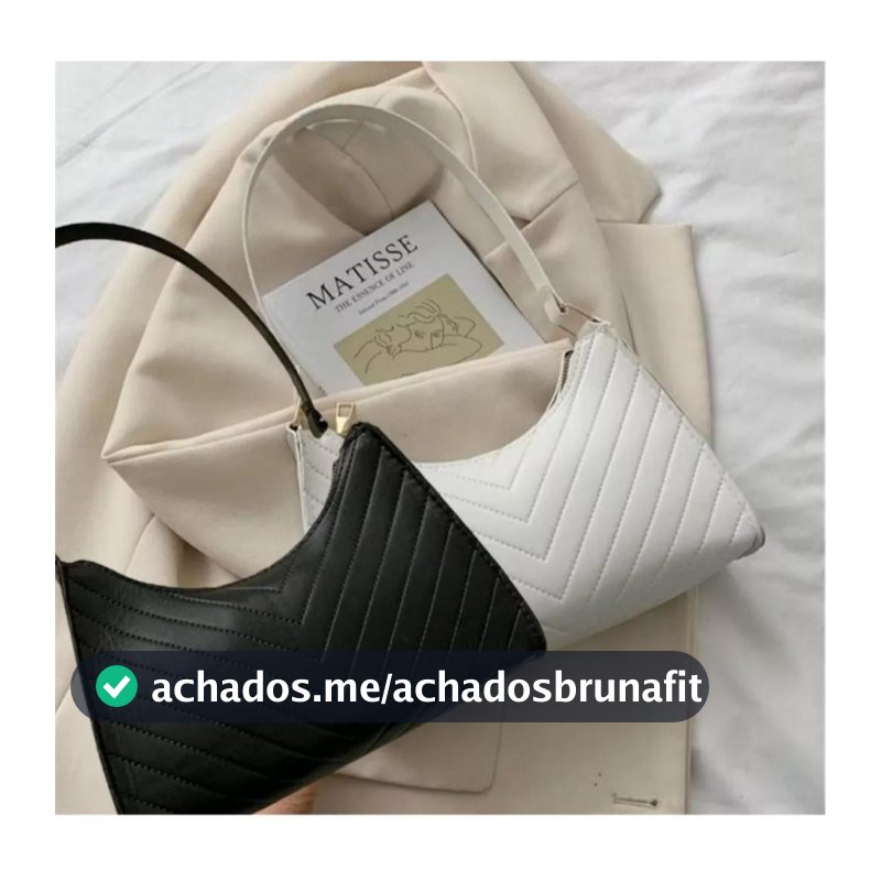 Kit 2 Bolsas V Baguete Feminina Bolsa V Estilo Luxo Feminina Moderna e Sofisticada