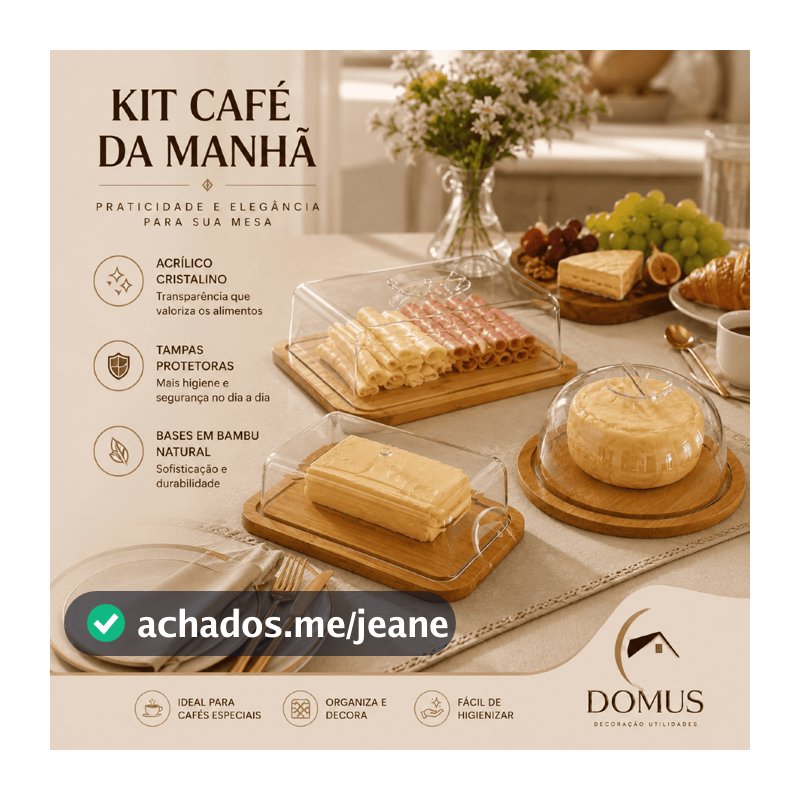 Porta Queijo Queijeira Manteigueira Base de Madeira Bambu Com Tampa 19cm X 9cm