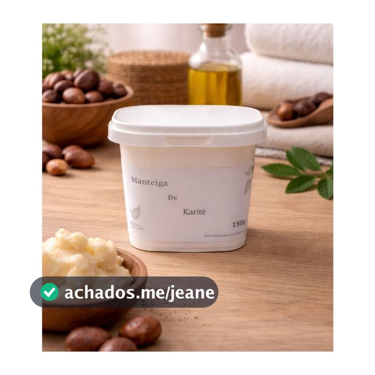 Manteiga de Karite 150g Cosmeticos Vegetal