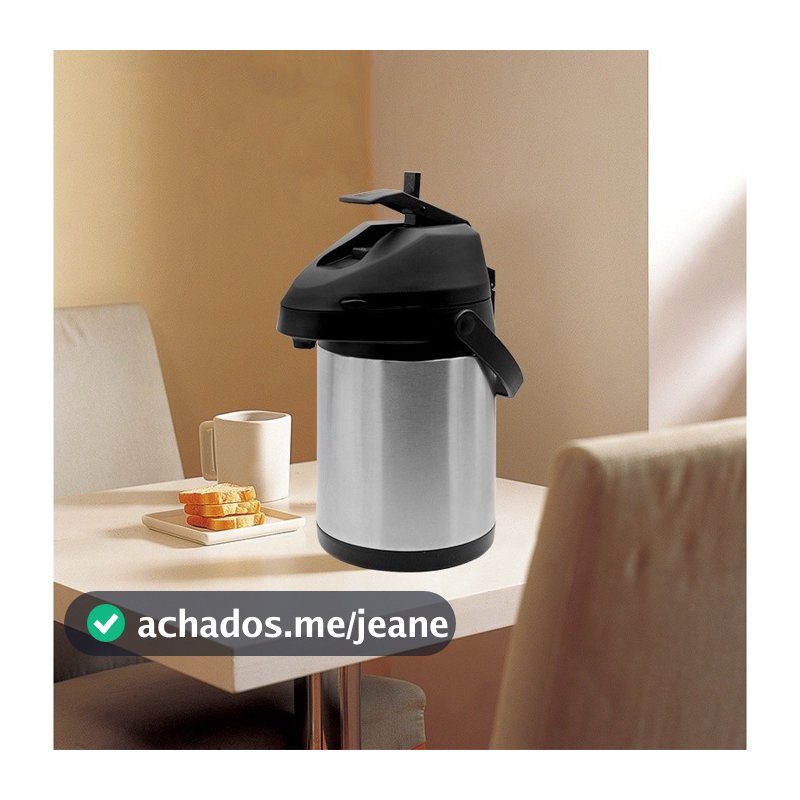 Garrafa Térmica 1.3L 2.5L 3L 4L 5L Quente E Frio Aço Inox