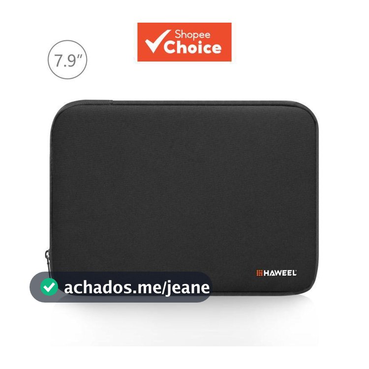 Nova Capa HAWEEL 7.9 polegadas com zíper, bolsa para tablets de 7.9 polegadas
