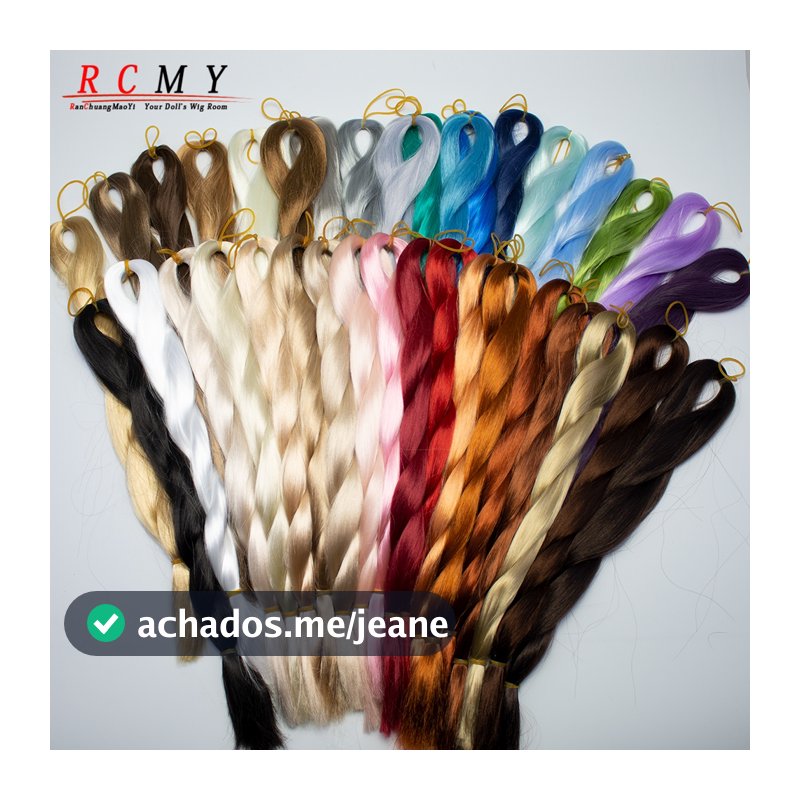 Nova Fórmula Leite Seda Boneca Peruca BJD Acessórios Restaurar material manual Transplante De Cabelo