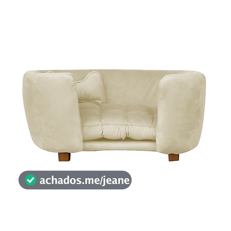 ENVIO IMEDIATO - Poltrona Cama Pet Baby Hanna Estofada Tecido Veludo