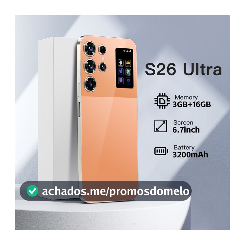 Venda Quente S26 Ultra 5g smartphone 6.7 Polegadas Para Jogos android Telefone dual sim Celular Desbloqueado Original