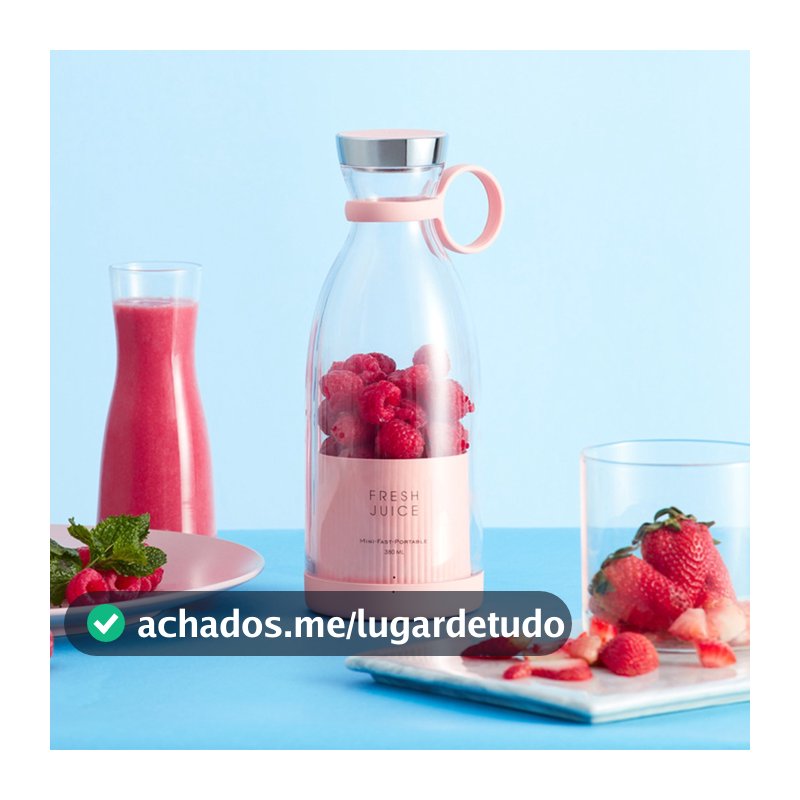 Liquidificador Portátil Mini Original Fresh Juice Elétrico Copo Liquidificador Portatil Recarregável USB Sem Fio Base
