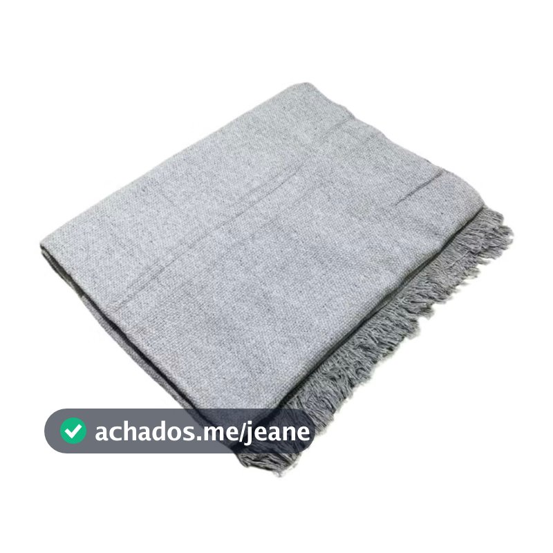 Manta para Sofá 210x120cm em Algodão Macio e Confortável