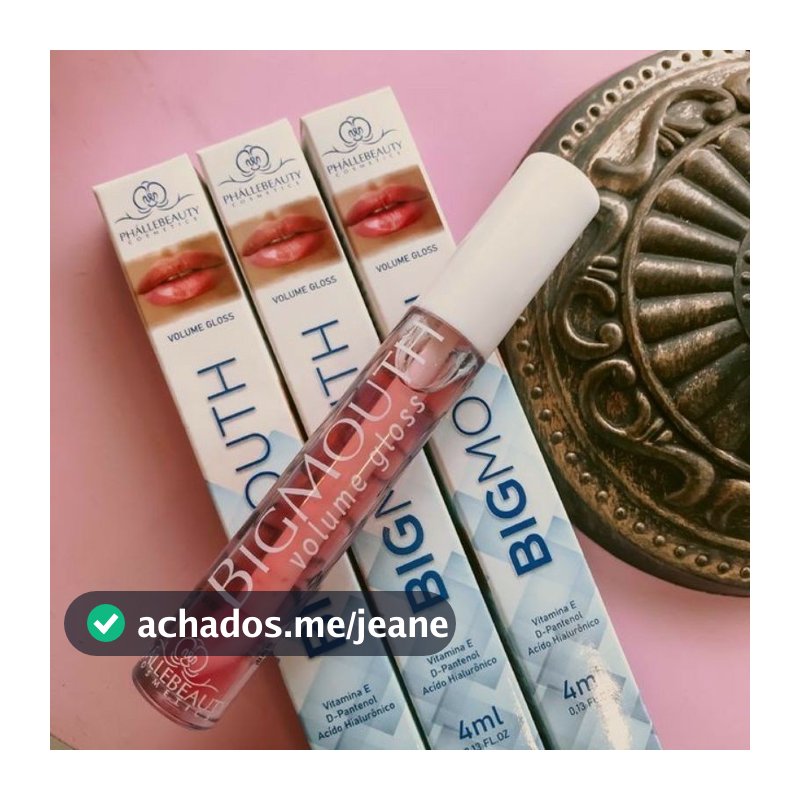 Gloss Labial Volume Gloss BigMouth - Phallebeauty (ESCOLHA O SEU)