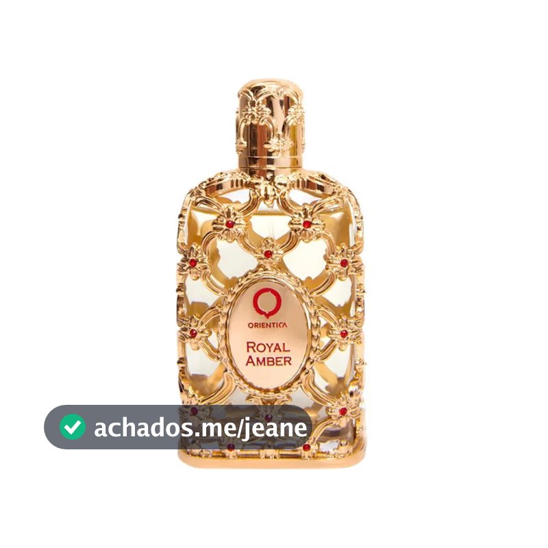 Royal Amber Eau de Parfum Árabe 80ml – Perfume Intenso e Envolvente