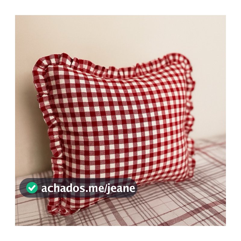 Capa para Almofadas com Babados 40x40