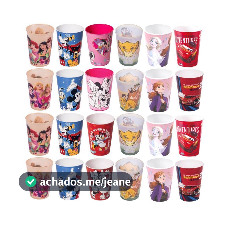 Kit 24 Copos Disney Páscoa Ovos Caseiros Lembrancinha Festa Brinde Plasútil