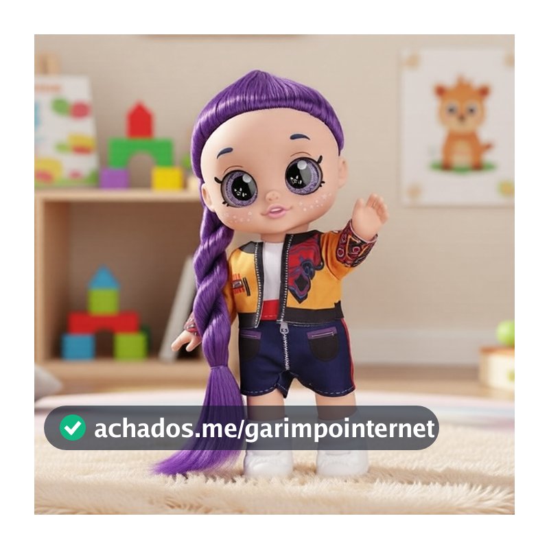 Boneca articulada de 25 cm com olhos 5D, brinquedo musical – Presente de aniversário com envio rápido para crianças