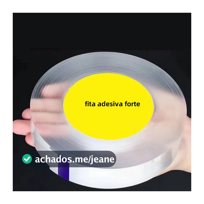 1 Rolo de Fita Adesiva Dupla Face à Prova d'Água, Nano, Transparente, Anti-Míldio, Linda, Fita Adesiva de Costura
