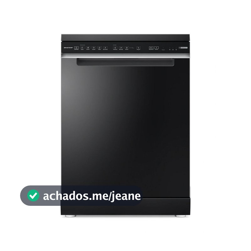 Lava-louças Brastemp 15 Serviços Preta com Smart Sensor - BLF61AE