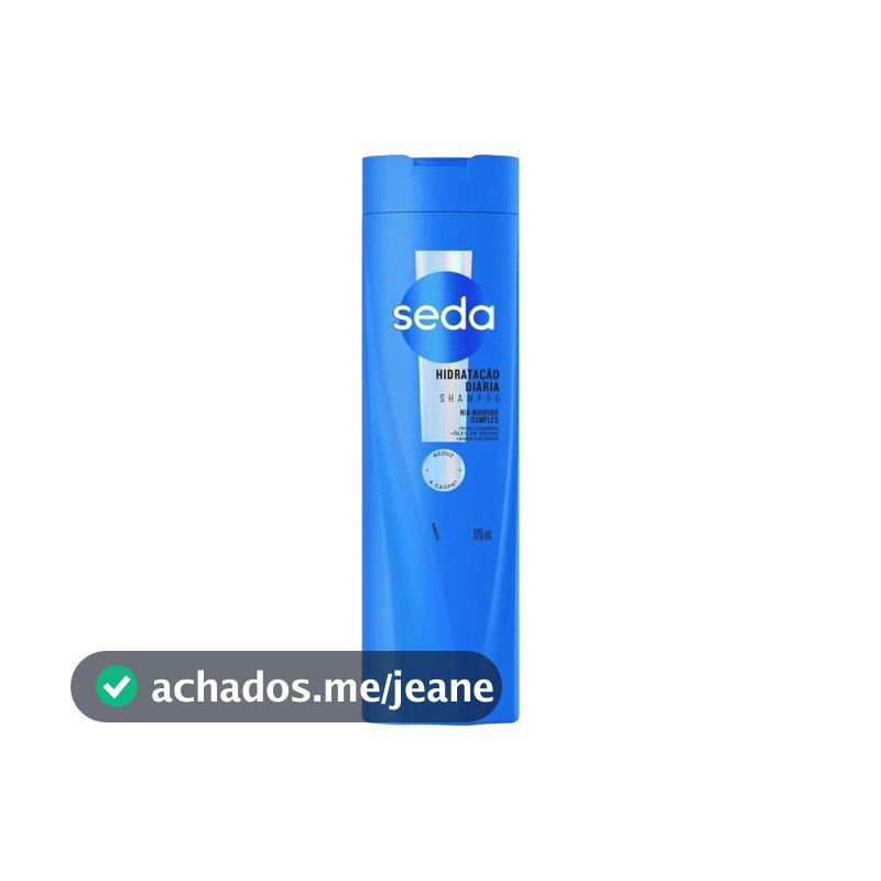 Shampoo Anticaspa Seda Hidratação Diária 325ml