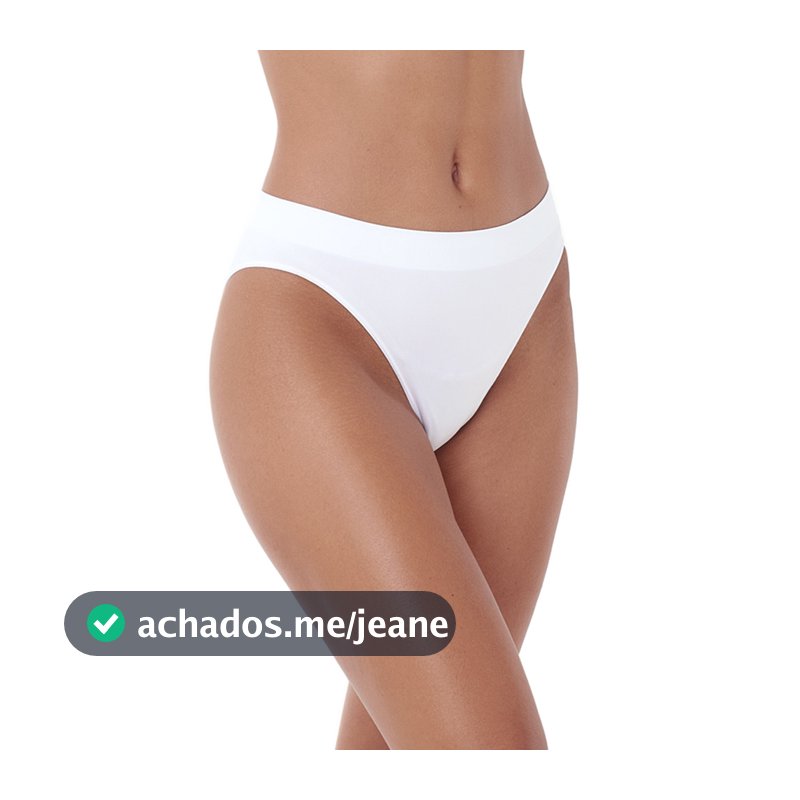 Calcinha Comfort sem Costura Branca
