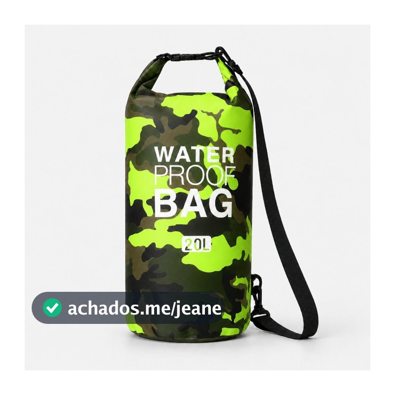 Bolsa Saco Mochila Estanque à Prova D'água Lorben 20 litros Acessório Esportivo Camping Praia