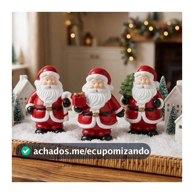 Papai Noel Enfeite Natalino Resina Decoração Árvore Natal Estátua Natal Decoração Natal Decorativo