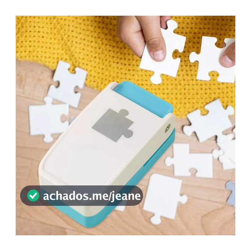 Puzzle Punch, Mini Fabrica de Quebra-Cabeças, Máquina Portátil para Criar Peças de Quebra-Cabeça. Crie seus próprios