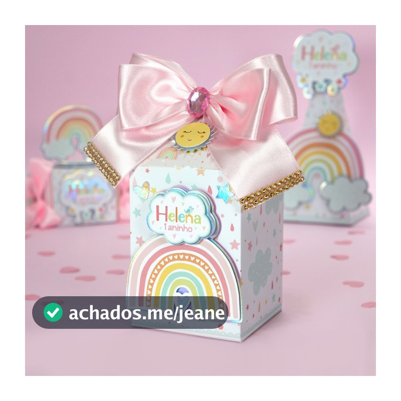 Kit Festa Arco-íris 75 Peças - PERSONALIZADOS HOLOGRÁFICO