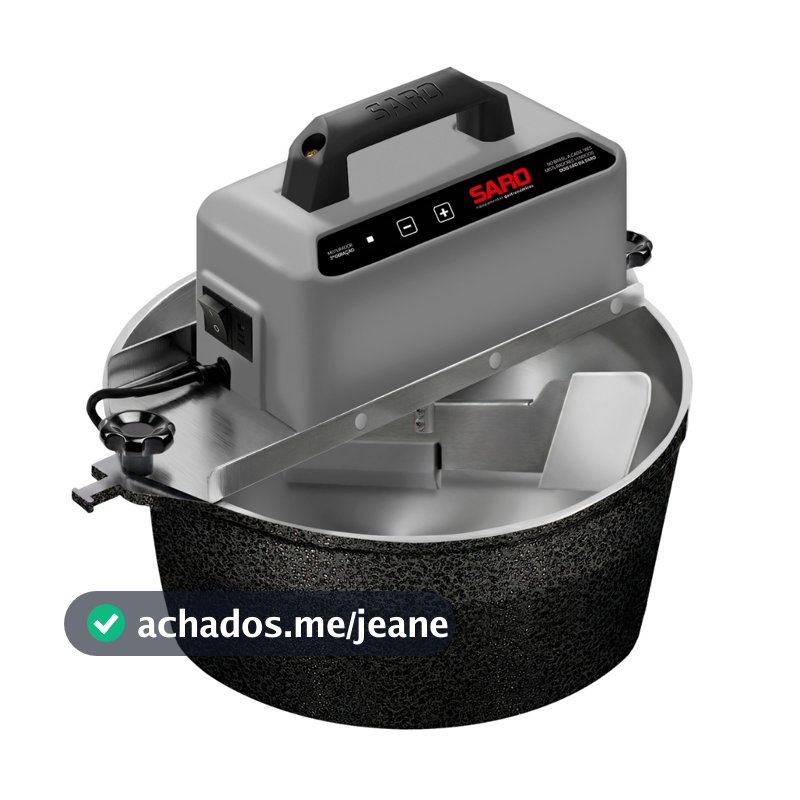Panela Misturadora Automática para Doces e Massas SARO G3 10 Litros Preto Bivolt