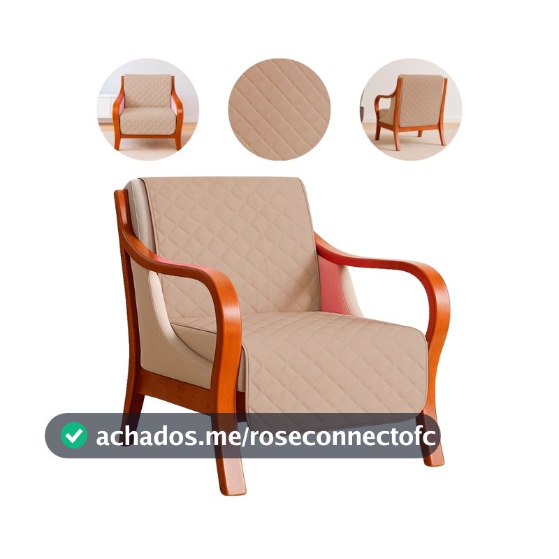 Capa de Cadeira Matelado 1,60M X 50CM Protetor Cadeiras de escritório, TV, descanso ou área gourm 1 Lugar