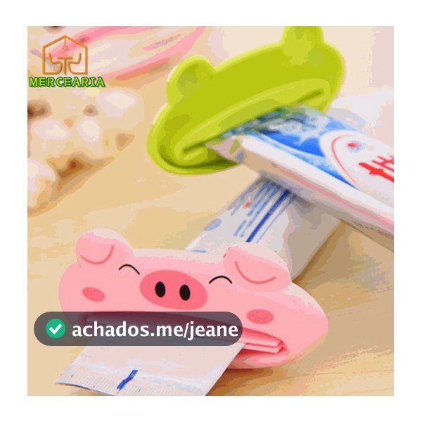 Dispensador De Pasta De Dente Multifuncional Em Formato De Animal Fofo Para Banheiro / Limpeza Facial