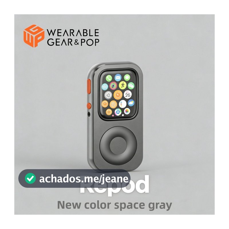 Repod Apple Watch modificado com case de iPod 3D, acessórios para relógio, case protetora de liga de alumínio