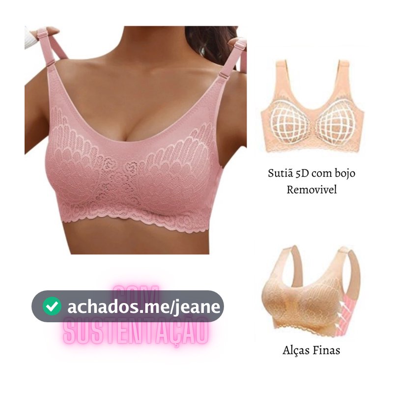 Sutiã Top 5D Sem Costura Bojo Removível Corte Laser Malha Fria Elástico Várias Cores
