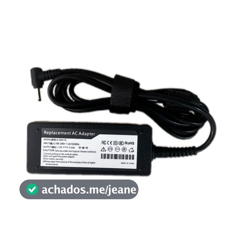 Fonte Carregador Compativel Notebook Chromebook Samsung Xe501c13-ad2br Xe300c12