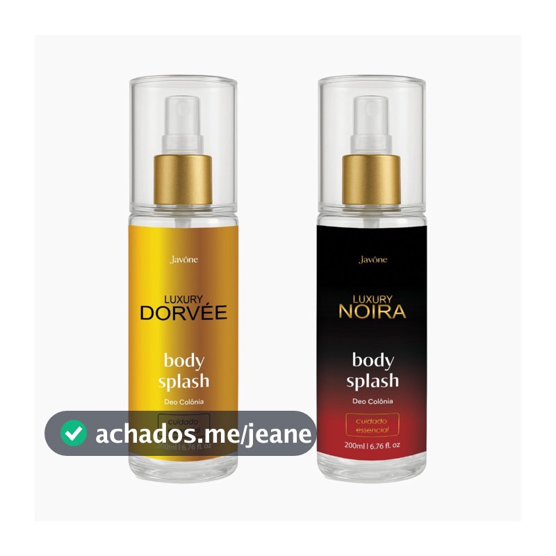 Kit Body Splash  Dorvée + Noira Luxury Javône