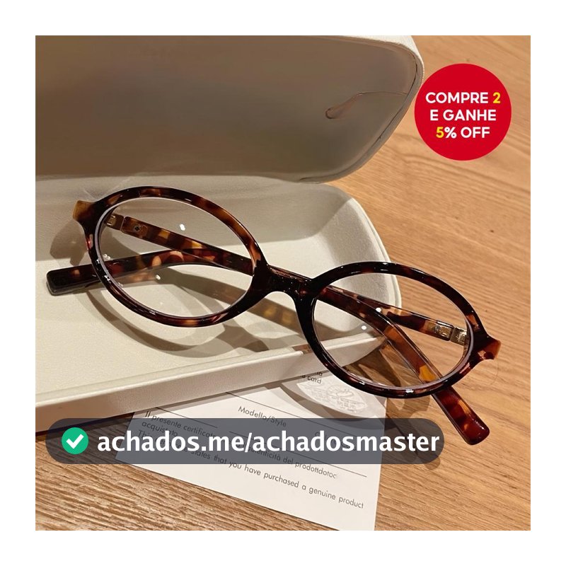 Moda Oval Aro Completo PC Óculos Feminino Simples Leve Durável Quadro De Plástico Uso Diário Design Coreano