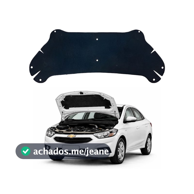 Manta Forro Capô Onix Prisma LT LTZ 2017 2018 2019 Autoadesiva Grud Capu Capus Capuz