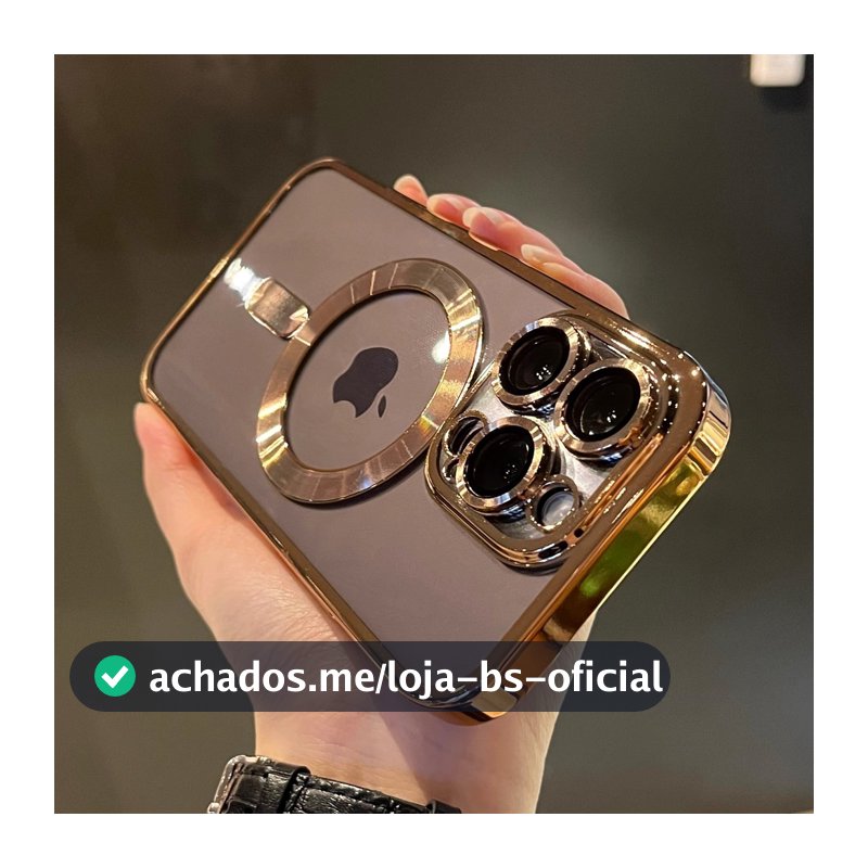 Monee Magnética Luxuria Case Capa Capinha De Celular Para iPhone 11 12 13 14 15 16 17 Pro Max X XS MAX XR 7 8 Plus