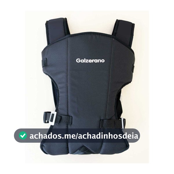 Canguru de Passeio para Bebê Galzerano Balbi Preto