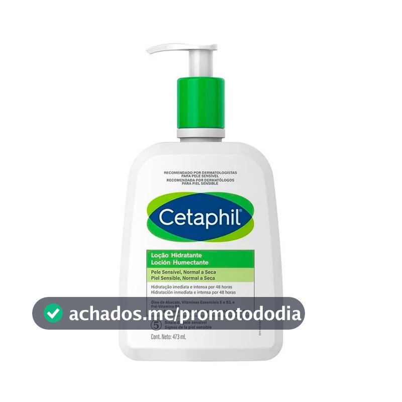 Cetaphil Loção Hidratante Galderma para Pele Normal a Seca 473ml